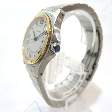 カルティエ Cartier クーガーMM 1551 クォーツ コンビ 時計 腕時計 ボーイズ 送料無料 【中古】【あす楽】