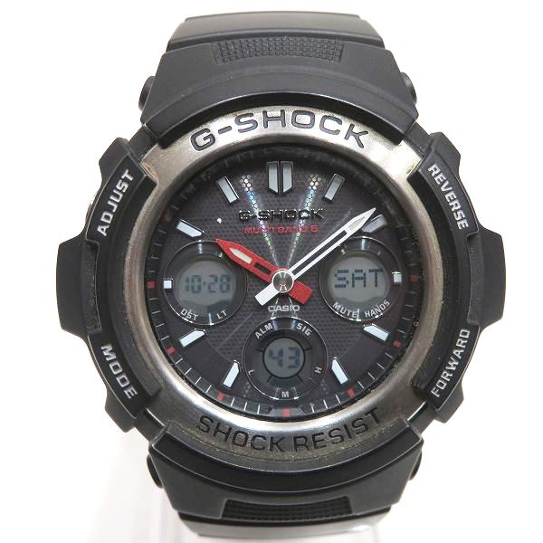 カシオ G-SHOCK AWG-M100-1AJF ソーラー 時