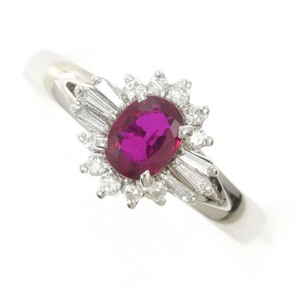 【中古】PT900プラチナリング指...