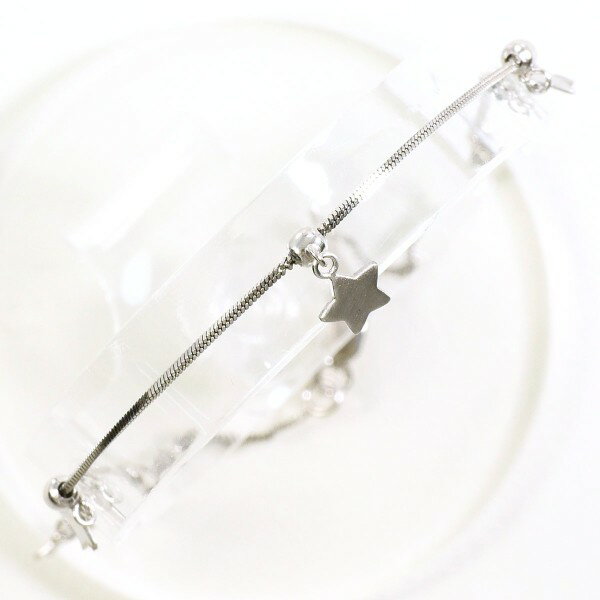 K14 14金 WG ホワイトゴールド アンクレット 総重量約2.0g 約22.5cm ジュエリー 中古 送料無料 新品同様 【中古】 ギフトラッピング無料