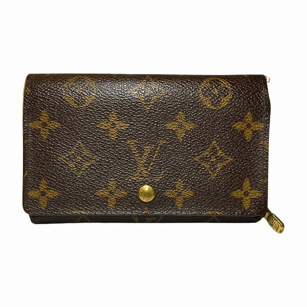 ルイヴィトン Louis Vuitton モノグラム ポルトモネビエ トレゾール M61730 財布 2つ折り財布 ユニセックス 送料無料 【中古】【あす楽】