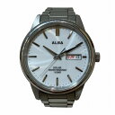 セイコー アルバ V158-0BD0 ソーラー 時計 腕時計 メンズ 送料無料 【中古】【あす楽】