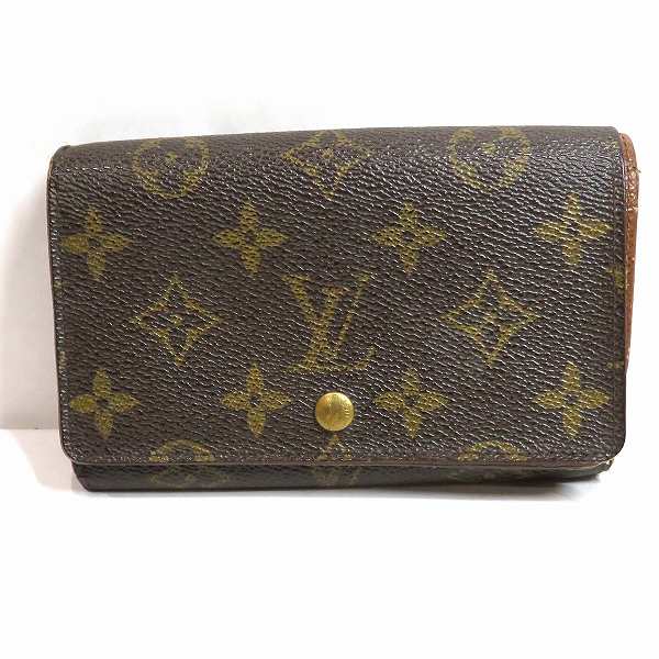 ルイヴィトン Louis Vuitton モノグラム ポルト モネ ビエ トレゾール M61730 財布 2つ折り財布 レディース 送料無料 【中古】【あす楽】