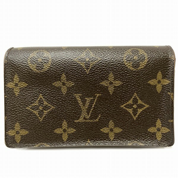 ルイヴィトン Louis Vuitton モノグラム ポルト モネ ビエ トレゾール M61730 財布 2つ折り財布 ユニセックス 送料無料 【中古】【あす楽】