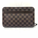 ルイヴィトン Louis Vuitton ダミエ サンルイ N51993 バッグ セカンドバッグ メンズ 送料無料 【中古】【あす楽】