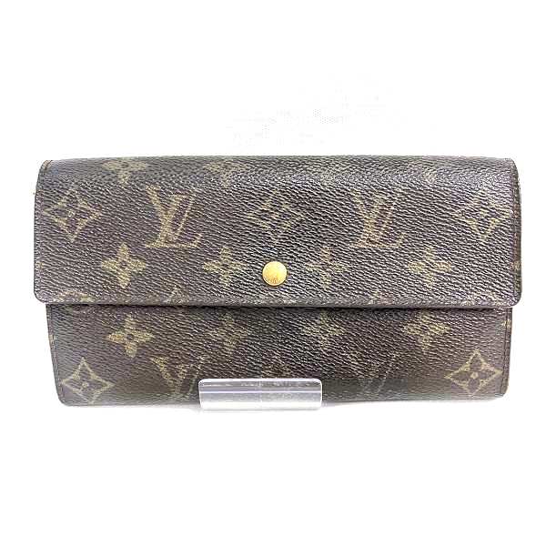 ルイヴィトン Louis Vuitton モノグラム ポルトフォイユ サラ ポシェット ポルトモネ クレディ M61726 財布 長財布 ユニセックス 送料無料 【中古】【あす楽】