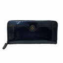 キタムラ ラウンドファスナー ブルー 財布 長財布 レディース 送料無料 【中古】【あす楽】