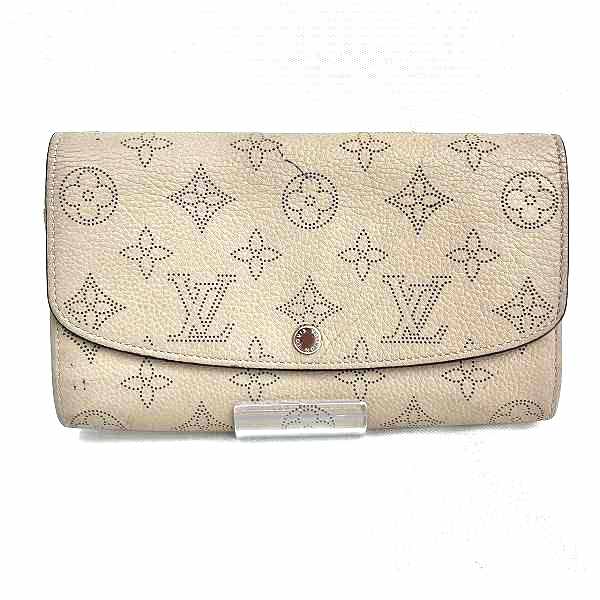 ルイヴィトン Louis Vuitton モノグラム マヒナ ポルトフォイユ イリス M60144 長財布 レディース 送料無料 【中古】【あす楽】