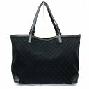 グッチ GUCCI GGキャンバス 247207 ブラック バッグ トートバッグ レディース 送料無料 【中古】【あす楽】