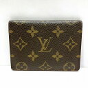 ルイヴィトン Louis Vuitton モノグラム ポルト2カルト ヴェルティカル M60533 ブランド小物 パスケース ユニセックス 送料無料 【中古】【あす楽】