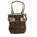 コーチ COACH キャンバス×レザー 5088 バッグ トートバッグ ハンドバッグ レディース 送料無料 【中古】【あす楽】
