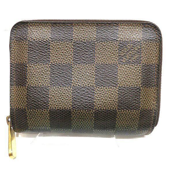 ルイヴィトン Louis Vuitton ダミエ ジッピーコインパース N63070 ラウンドファスナー コインケース ユニセックス 財布 送料無料 【中古】