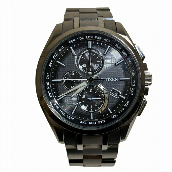 CITIZEN グレー　稼動品　at8040-57e 余りコマあり