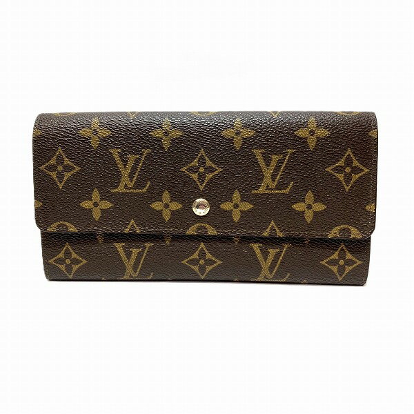 ルイヴィトン Louis Vuitton モノグラム ポシェット モネ クレディ M61724 長財布 ユニセックス 送料無料 【中古】【あす楽】