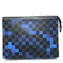 ルイヴィトン Louis Vuitton ダミエ グラフィット ポシェットヴォワヤージュMM N60174 バッグ クラッチバッグ メンズ 送料無料 【中古】