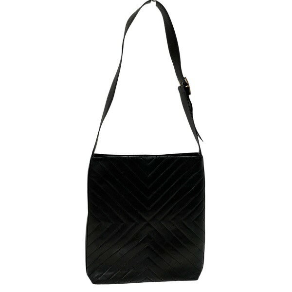 フェラガモ AU-21 8767 ブラック レザー バッグ ショルダーバッグ レディース 送料無料 【中古】(4)