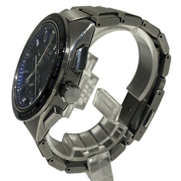 セイコー アストロン ネクスター 8B63-0BD0 電波ソーラー ネイビー文字盤 時計 腕時計 メンズ 送料無料 【中古】