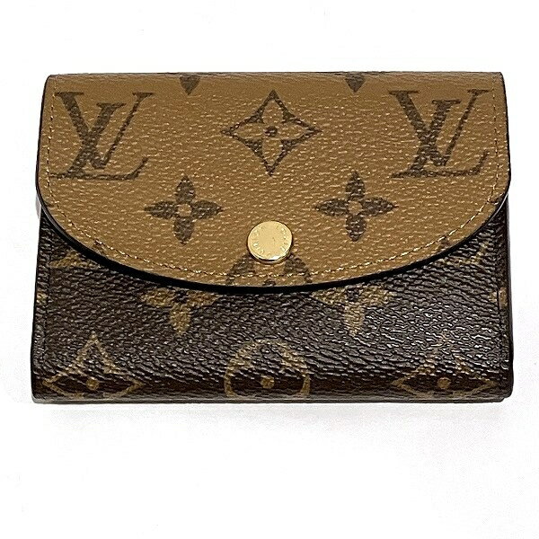 ルイヴィトン Louis Vuitton モノグラムリバース ポルトモネロザリ M82333 2つ折り財布 レディース 送料無料 【中古】【あす楽】