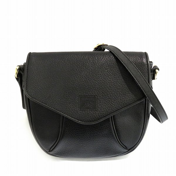 バーバリー Burberry シャドーホース ブラック×ノバチェック バッグ ショルダーバッグ レディース 送料無料 【中古】【あす楽】