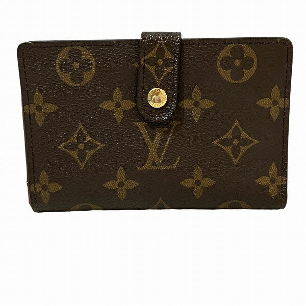 ルイヴィトン Louis Vuitton モノグラム ポルトフォイユ ヴィエノワ M61674 がま口 2つ折り財布 レディース 送料無料 【中古】【あす楽】