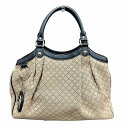 グッチ GUCCI スーキー 211944 キャンバス バッグ ハンドバッグ トートバッグ レディース 送料無料 【中古】【あす楽】(4)