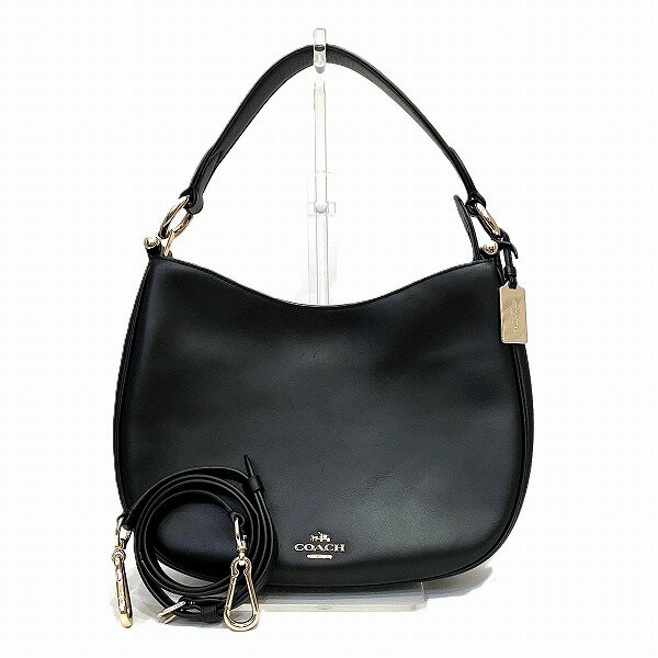 コーチ COACH 54446 レザー ブラック バッグ ハンドバッグ ショルダーバッグ レディース 送料無料 【中古】【あす楽】