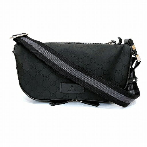 グッチ GUCCI GGナイロンライン ボディバッグ 449182 バッグ ショルダーバッグ ユニセックス 送料無料 【中古】【あす楽】 グッチ GUCCI GGナイロンライン ボディバッグ 449182 バッグ ショルダーバッグ ユニセックス 送料無料 【中古】【あす楽】