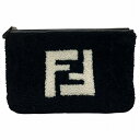 フェンディ FENDI 7N0078 ブラック ボア バッグ クラッチバッグ セカンドバッグ ポーチ ユニセックス 送料無料 【中古】【あす楽】