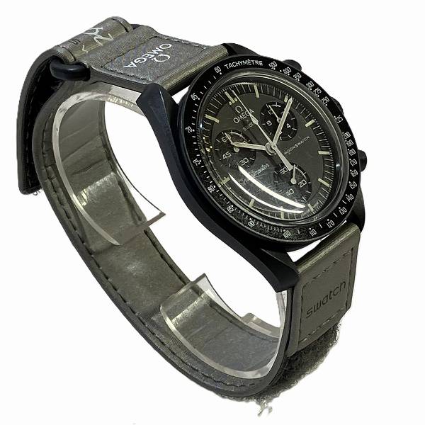 オメガ×スウォッチ スピードマスター ミッション トゥ マーキュリー SO33A100 クォーツ 時計 腕時計 メンズ 送料無料 【中古】