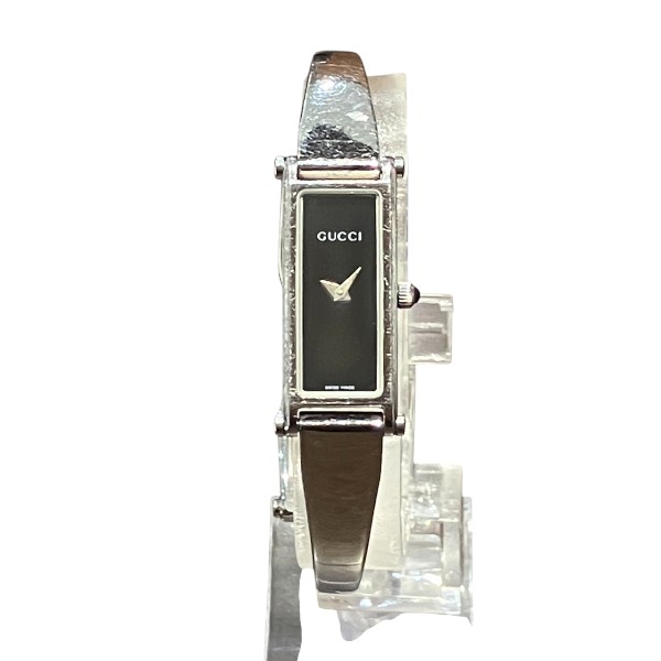 グッチ GUCCI 1500L クォーツ ブラック文字盤 時計 腕時計 レディース 送料無料 【中古】【あす楽】