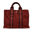 エルメス Hermes Hermes フールトゥPM キャンバス バッグ トートバッグ レディース 送料無料 【中古】【あす楽】(4)