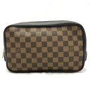 ルイヴィトン Louis Vuitton ダミエ トゥルーストワレット25 N47623 コスメポーチ バッグ セカンドバッグ ユニセックス 送料無料 【中古】