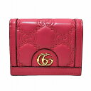 グッチ GUCCI GGマトラッセ 723786 2つ折り財布 レディース 送料無料 【中古】【あす楽】