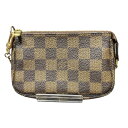 ルイヴィトン Louis Vuitton ダミエ ミニ ポシェット アクセソワール N58009 バッグ ショルダーバッグ ポーチ ユニセックス 送料無料 【中...