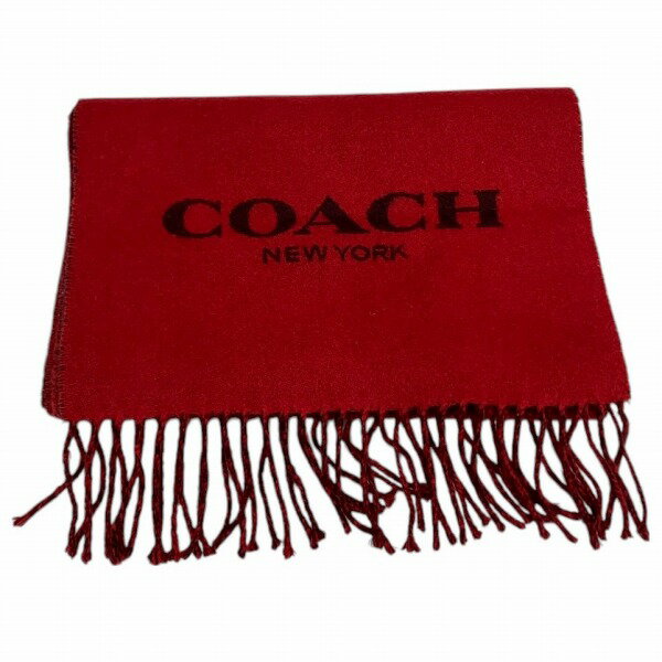 コーチ COACH F56209 ロゴ フリンジ ウール カシミヤ ブランド小物 マフラー ユニセックス 送料無料 【..