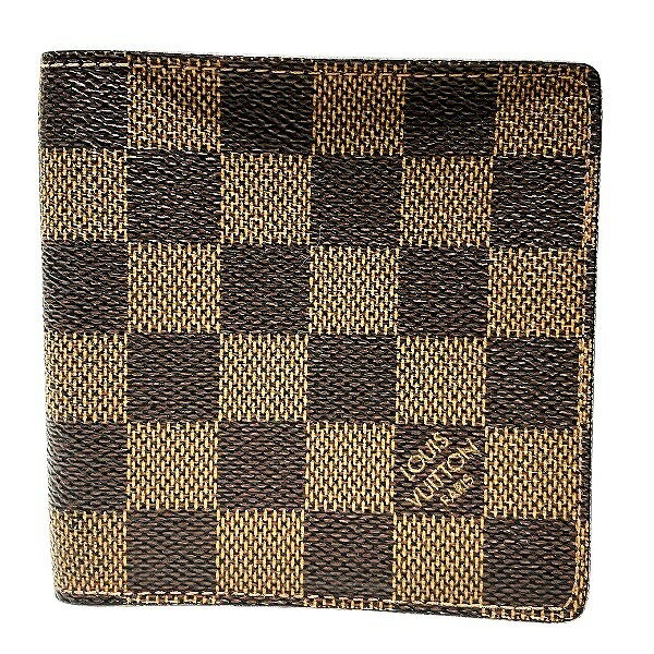 ルイヴィトン Louis Vuitton ダミエ ポルトビエ6カルトクレディ N61666 札入れ 2つ折り財布 メンズ 送料無料 【中古】