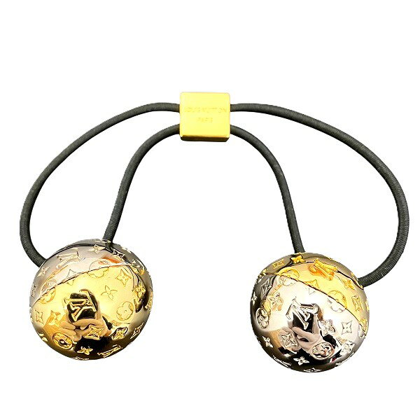 ルイヴィトン Louis Vuitton モノグラム シュシュ ナノグラム プラネット M80266 ブランド小物 ヘアアクセサリー レディース 送料無料 【中...
