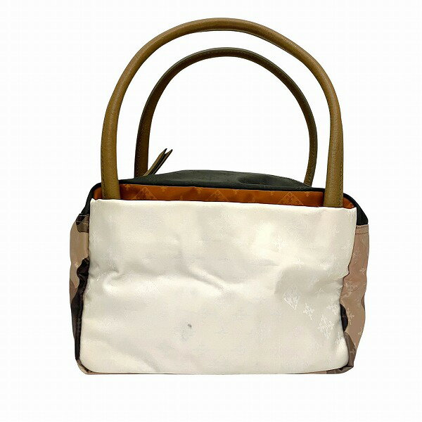 ラシット カモフラ柄 マルチカラー バッグ ハンドバッグ レディース 送料無料 【中古】