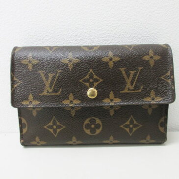 ルイヴィトン Louis Vuitton モノグラム ポルトトレゾール エテュイ パピエ M61202 三つ折り財布 ユニセックス ★送料無料★【中古】【あす楽】