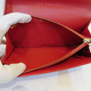 ルイヴィトン Louis Vuitton エピ ポルトフォイユサラ M6359E カスティリアンレッド 財布 長財布 レディース 送料無料【中古】【あす楽】