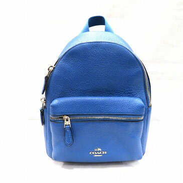 コーチ COACH ミニ チャーリー ブルー F38263 バッグ リュック レディース 送料無料 【中古】【あす楽】