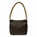 ルイヴィトン Louis Vuitton モノグラム ルーピングMM M51146 バッグ ショルダーバッグ ユニセックス 送料無料 【中古】【あす楽】