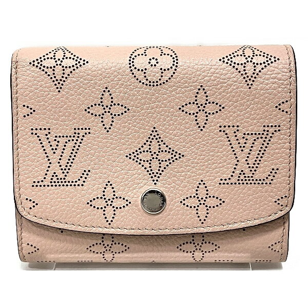 ルイヴィトン Louis Vuitton マヒナ ポルトフォイユ・イリス コンパクト M62542 イニシャル入り 財布 2つ折り財布 レディース 送料無料 【中古】【あす楽】