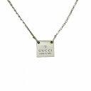 グッチ GUCCI ロゴ プレート ブランド小物 ネックレス ユニセックス 財布 送料無料 【中古】【あす楽】