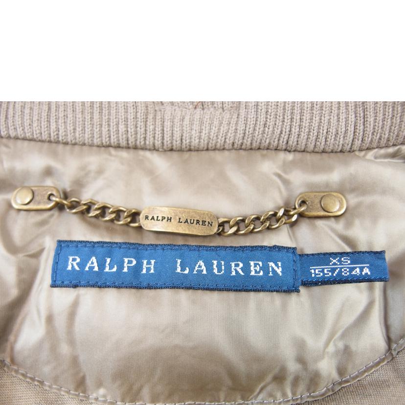 RALPH LAUREN ラルフローレン/ダウンベスト ベージュ/7262525ESTV/XS/レディースアウター/BCランク/83【中古】