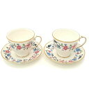 WEDGWOOD ウエッジウッド/ペアカップ&ソーサー/BAINBRIDGE/食器類/SAランク/69【中古】
