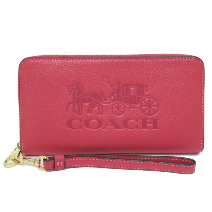 COACH コーチ/ラウンドファスナー長財布／レザー/C3548/J21**/コーチ/ABランク/63【中古】