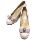 Ferragamo フェラガモ/エスパドリーユウェッジパンプス/7.5/レディースシューズ/Bランク/51【中古】(4)