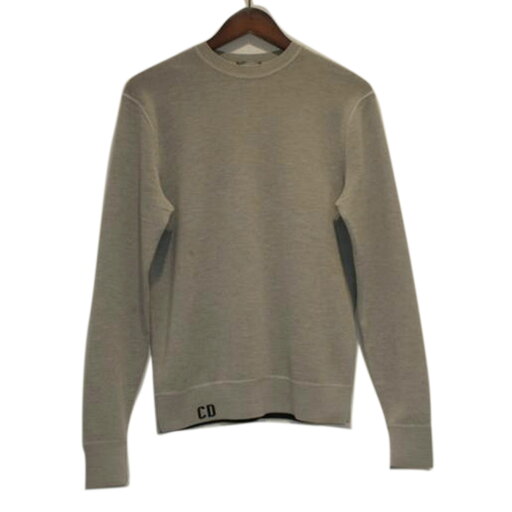 DIOR ディオール/ウールセーターグレー/XS/ブランドバック/SAランク/20【中古】 DIOR ディオール/ウールセーターグレー/XS/ブランドバック/SAランク/20【中古】