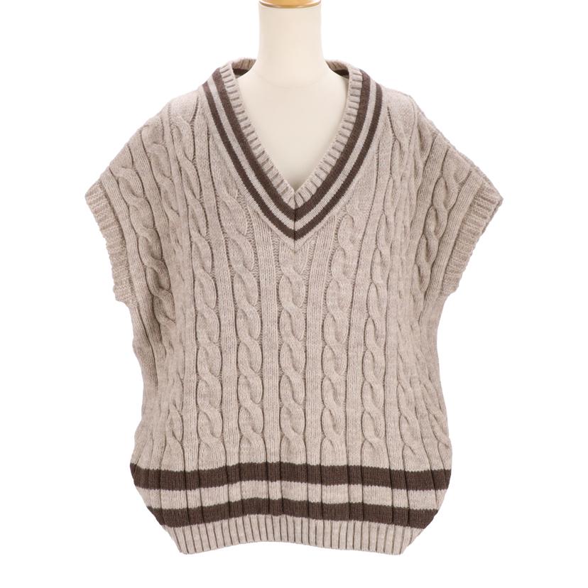 OLDKNITWEAR オールドダービーニットウェア/ニットベスト/Tレディース/Aランク/75【中古】